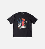 Estilo Disco Mens Short Sleeve Shirt - Black