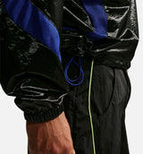 Project F.R.O.G Woven Flow Track Mens Jacket -  Black/Old Royal/Old Royal/Illusion Green
