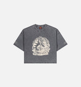 Keep The Faith Thermal Mens Short Sleeve Shirt - Grey/Beige