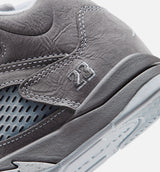 Air Jordan 5 Retro Wolf Grey Preschool Lifestyle Shoe - Light Graphite/White/Wolf Grey