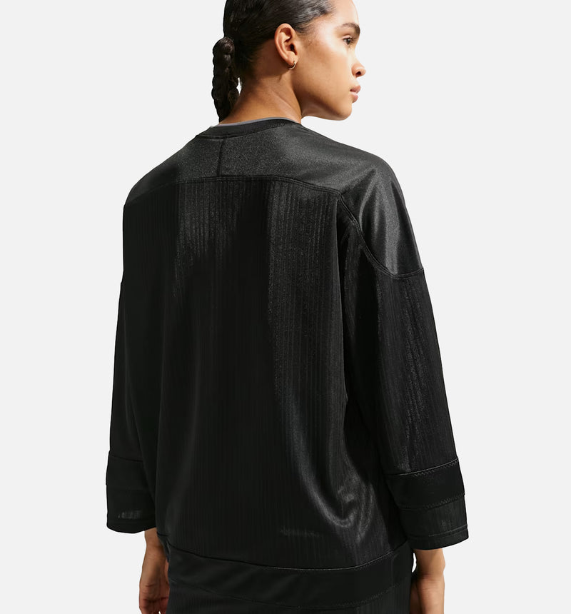 Nike IF0319-010 NSW Oversized Tunic Womens Jersey - Black/Black