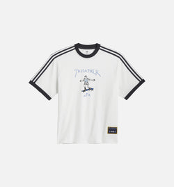 adidas KX4548 Argentina x Thrasher Ringer Mens Short Sleeve Shirt