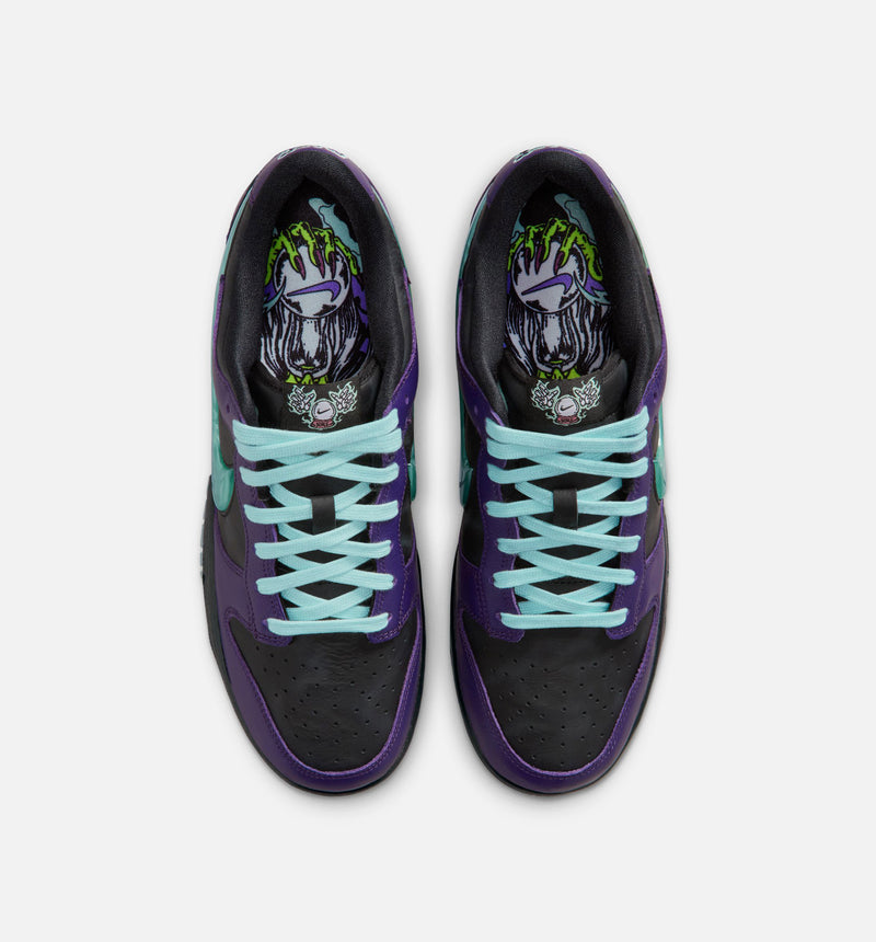 Dunk Low Retro Halloween Mens Lifestyle Shoe - Black/Grand Purple/Artisan Teal