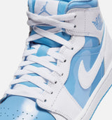 Air Jordan 1 Retro Mid Legend Blue Mens Lifestyle Shoe - Legend Blue/White