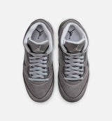 Air Jordan 5 Retro Wolf Grey Preschool Lifestyle Shoe - Light Graphite/White/Wolf Grey