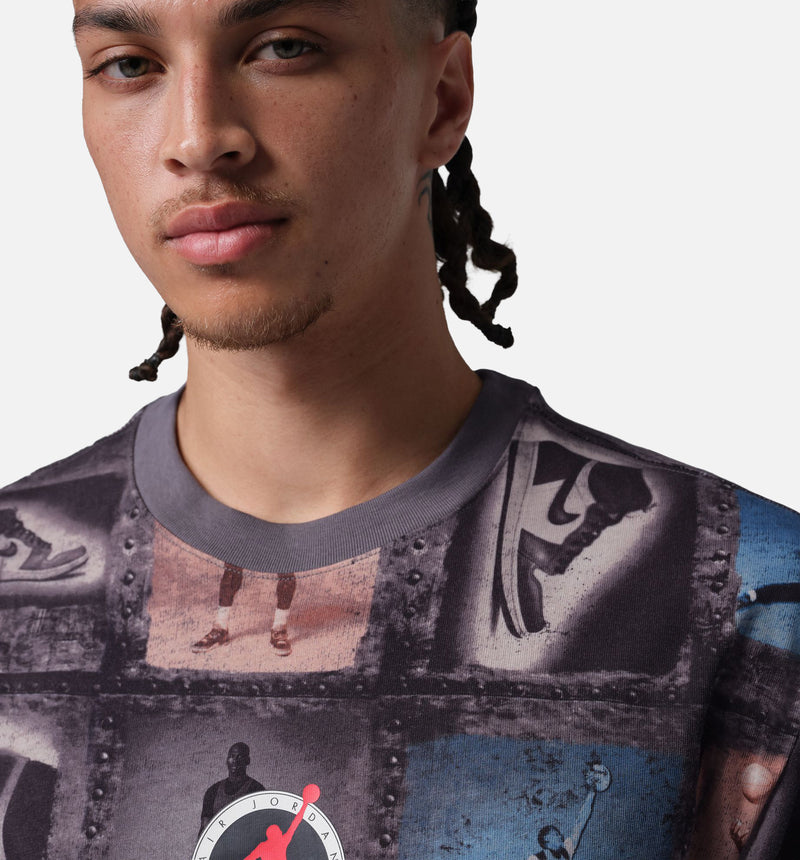 Jordan IF3114-133 Flight Club All Over Print Mens Short Sleeve
