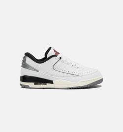 JORDAN FD0383-148
 Air Jordan 2/3 Mens Lifestyle Shoes - White/Fire Red/Cement Grey/Sail Image 0