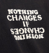 Nothing Changes Mens Short Sleeve Shirt - Black