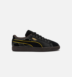 PUMA 396525 01
 One Piece Suede Blackbeard Teech Mens Lifestyle Shoe - Black/Dark Chocolate Image 0