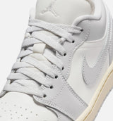 Air Jordan 1 Low Womens Lifestyle Shoe - Sail/Coconut Milk/Neutral Grey