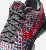 Kobe 6 3D All Star Grade School Basketball Shoe - Dark Grey/Chlorine Blue/Daring Red