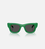 The Wayfarer Puffer by A$AP Rocky Mens Sunglasses - Green