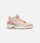 Air Jordan 3 Retro Treat Yourself Womens Lifestyle Shoe - Washed Coral/Gym Red/Sail