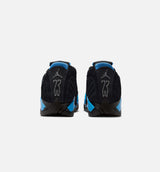 Air Jordan 14 Retro Black University Blue Grade School Lifestyle Shoe - Black/White/University Blue
