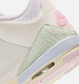 Air Jordan 3 Retro Sail and Jade Aura Grade School Lifestyle Shoe - Sail/Aura/Jade Aura/Iris Whisper
