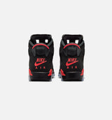Air Jordan 6 Retro Infrared Salesman Grade School Lifestyle Shoe - Black/Light Crimson