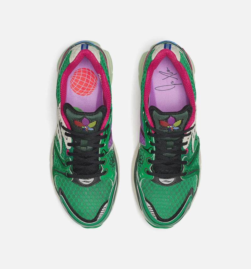 Jaetips x Saucony Progrid Triumph 4 Sugar Maple Mens Lifestyle Shoes - Green/Pink/Multi Color