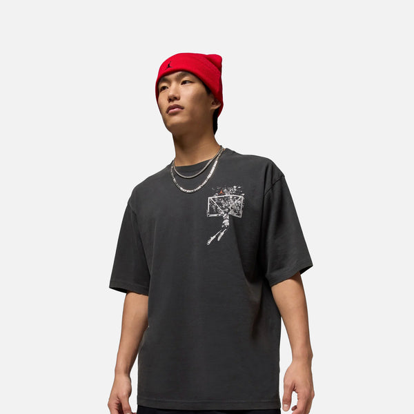 Jordan IB3297-045 Brooklyn Oversized Graphic Mens Short Sleeve