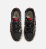 Air Jordan 1 Retro Low OG Laser Black And Varsity Red Grade School Lifestyle Shoe - Black/Varsity Red/Summit White