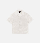 Air Jordan x A Ma Maniere Shooting Shirt Button Up Mens Shirt - White