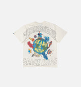 Space Expo Mens Short Sleeve Shirt - White