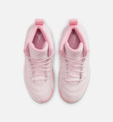 Air Jordan 12 Retro Pearl Pink Preschool Lifestyle Shoe - Pearl Pink/Medium Soft Pink