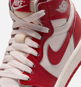 Air Jordan 1 Retro High OG University Red And Light Soft Pink Preschool Lifestyle Shoe - University Red/Metallic Silver