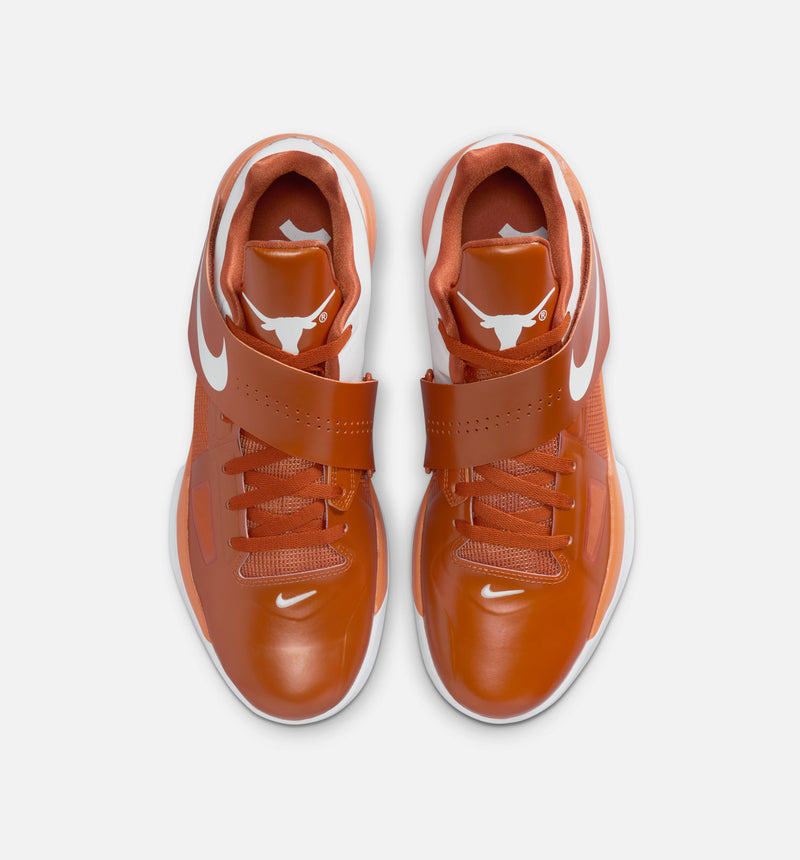 Zoom KD 4 Texas Longhorns Mens Lifestyle Shoe - Desert Orange/White