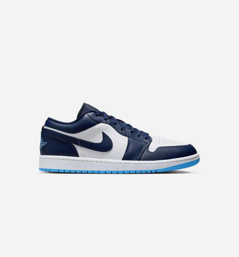 めいよ③ Jordan 553558-404 Air Jordan 1 Low Mens Lifestyle Shoe - Midnight