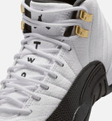 Air Jordan 12 Retro Taxi Grade School Lifestyle Shoe - White/Black/Taxi