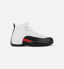 JORDAN CT8013-162
 Air Jordan 12 Retro Taxi Flip Mens Lifestyle Shoe - White/Gym Red/Black Free Shipping Image 0