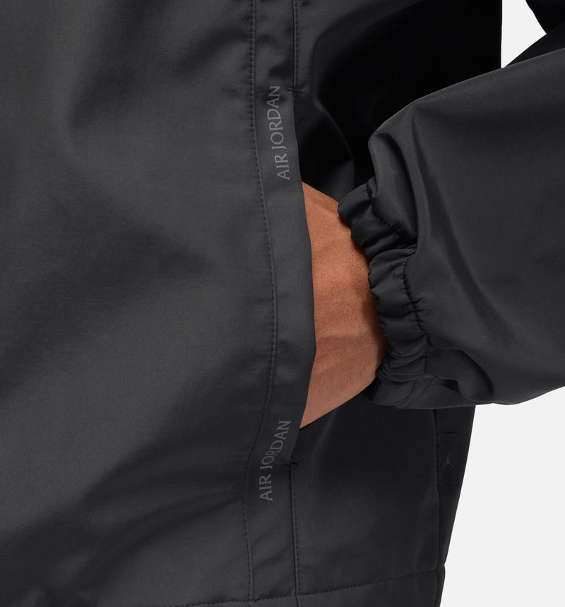 AJ Track Mens Jacket - Off Noir