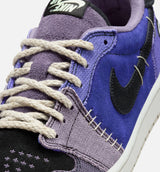 Air Jordan 1 Low OG Regency Purple and Dark Raisin Mens Lifestyle Shoe - Regency Purple/Vapor Green/Black/Dark Raisin/Daybreak/Light Silver