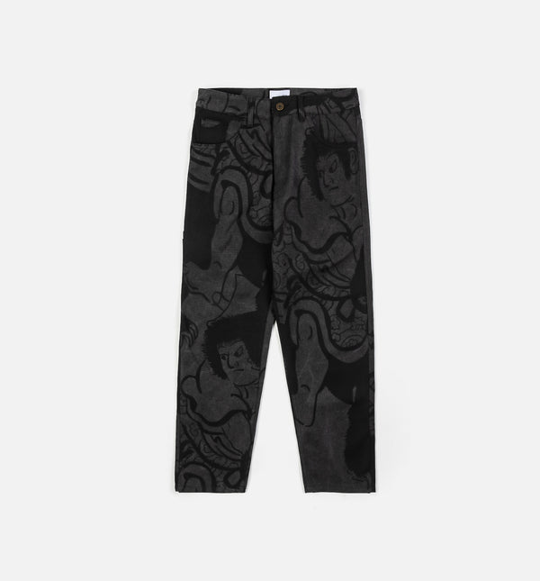 adidas JN7125 Bape x Adidas All Over Print Track Mens Pant - Black