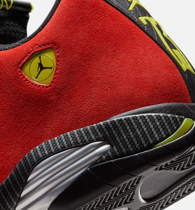 Air Jordan 14 Retro Challenge Red Mens Lifestyle Shoe - Challenge Red/Black/Vibrant Yellow/Anthracite Limit One Per Customer