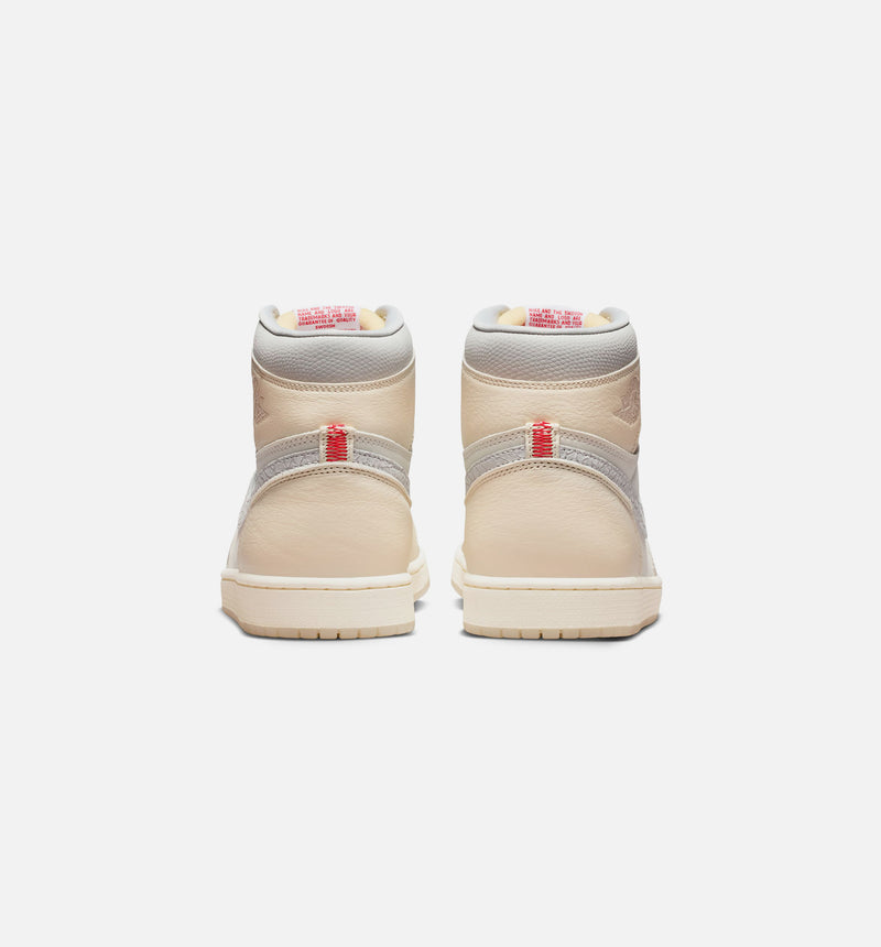 Air Jordan 1 Retro Sail High OG Mens Lifestyle Shoe - Sail/University Red/Pale Ivory/Coconut Milk/Phantom