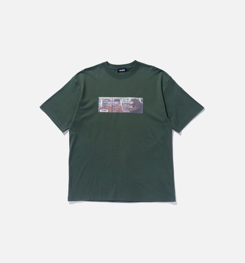 Subway Mens Short Sleeve Shirt - Green