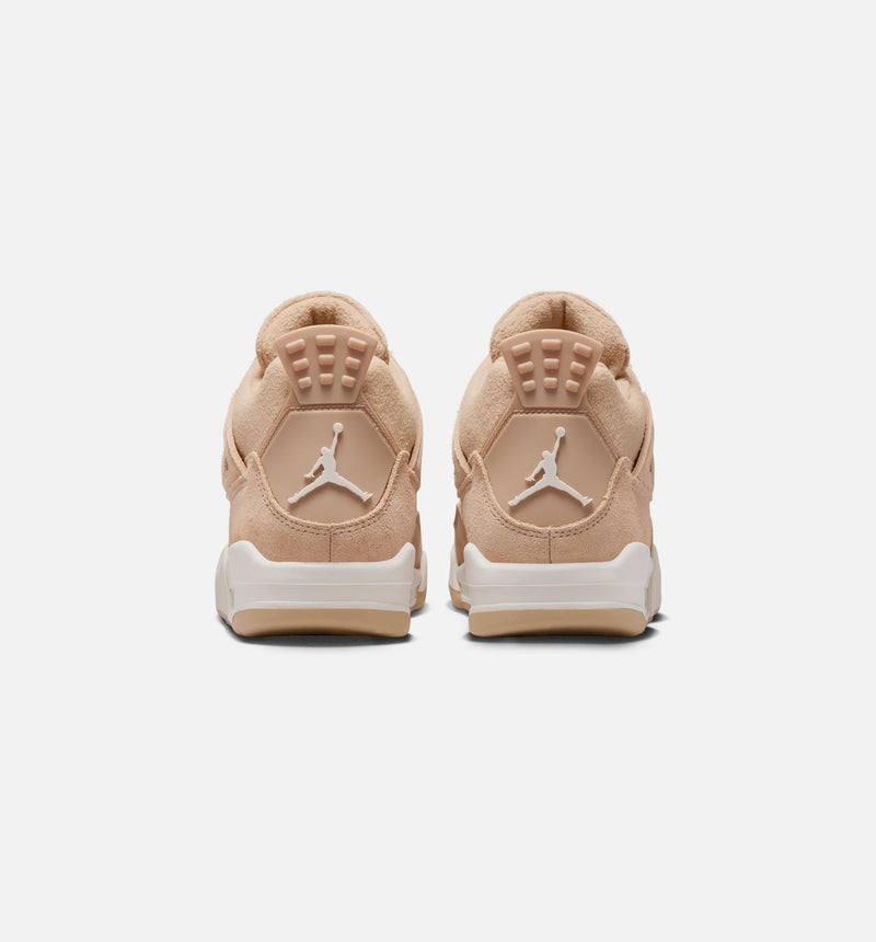 Air Jordan 4 Retro Cozy Girl Womens Lifestyle Shoe - Hemp/Light Orewood Brown