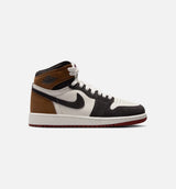 Air Jordan 1 Retro High OG Love Letter Grade School Lifestyle Shoe - Shadow Brown/Team Red/Light British Tan