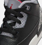 Air Jordan 3 Retro Black Cement Infant Toddler Lifestyle Shoe - Black/Fire Red/Cement Grey/Summit White