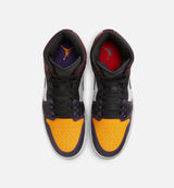 Air Jordan 1 Mid SE Mens Lifestyle Shoe - True Red/White/Court Purple/Black