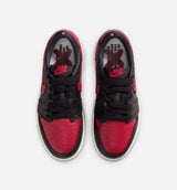 Air Jordan 1 Retro Low OG Banned Preschool Lifestyle Shoe - Black/Black/Varsity Red/Summit White Free Shipping