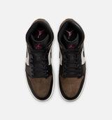 Air Jordan 1 Mid Palomino Mens Lifestyle Shoe - Black/Palomino/University Red/Phantom