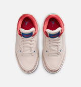Air Jordan 3 Retro Play Your Way Preschool Lifestyle Shoe - Chalk/Track Red/True Blue/Kinetic Green Free Shipping