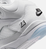 Air Jordan 5 Retro OG White Metallic Preschool Lifestyle Shoe - White/Black/Metallic Silver