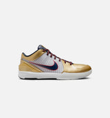 Kobe IV Protro Mens Lifestyle Shoe - White/Dark Obsidian/Varsity Red/Metallic Gold Limit One Per Customer