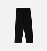 Biblical All Over Print Washed Fleece Mens Sweatpants (Black/White)