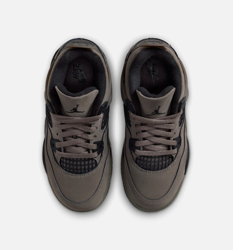Air Jordan 4 Retro Cave Stone And Black Preschool Lifestyle Shoe - Cave Stone/Black/Moon Particle