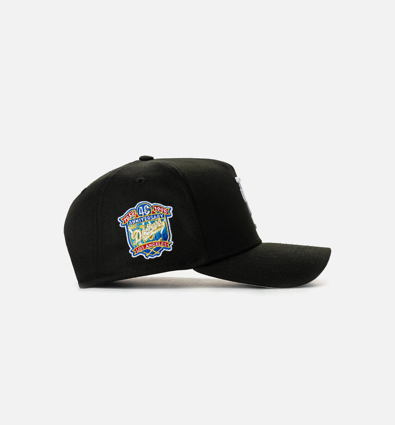 Los Angeles Dodgers Upside Down 940AF Snapback Mens Hat - Black/White