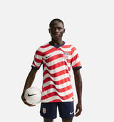USMNT 2026 Match Home Aero Fit Soccer Authentic Mens Jersey - Sail/Midnight Navy/Midnight Navy